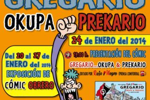 Presentación del cómic Gregario: okupa&prekario