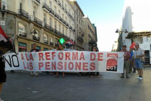 CGT califica de robo la Ley que regula las pensiones