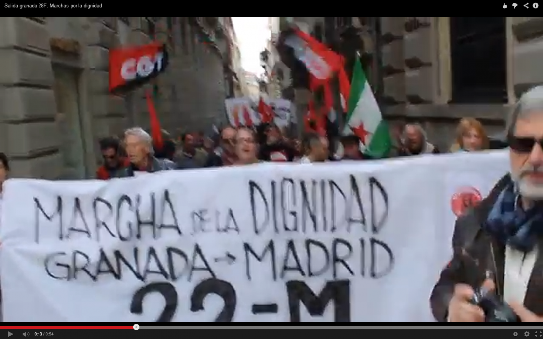 Vídeo: 22M-Salida desde Granada el 28 de febrero