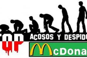 Concentración contra los Acosos y Despidos en McDonalds