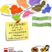 14 Junio, sede CGT Antequera, encuentro andaluz por la renta básica