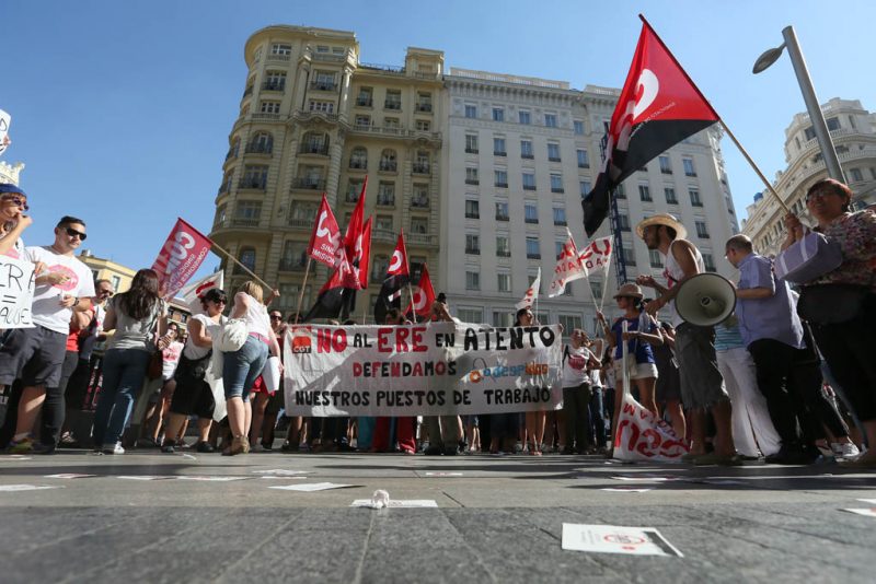 [Fotos]: Concentración en Madrid contra el ERE de Atento - Imagen-7