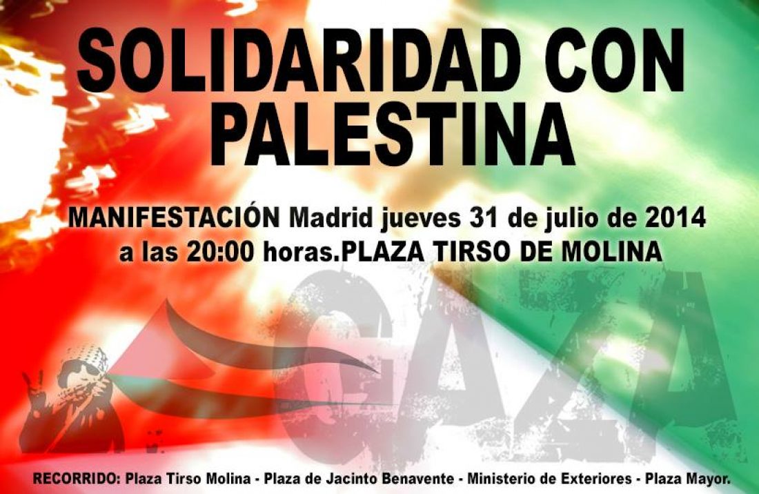 Solidaridad con palestina