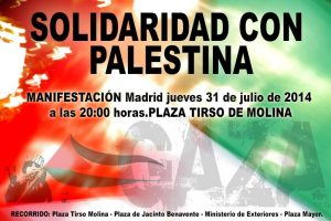 Solidaridad con palestina
