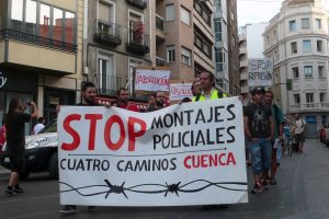 STOP montajes policiales Cuatro Caminos Cuenca