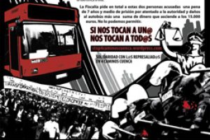 CGT apoya la campaña “Stop montajes policiales Cuatro Caminos-Cuenca”