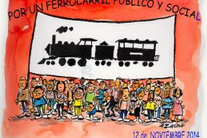 Viaje reivindicativo en tren desde Valencia y Madrid a Cuenca en defensa de la línea convencional