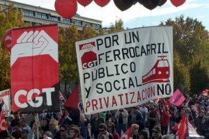 CGT convoca huelgas en RENFE y ADIF el viernes 26 de diciembre