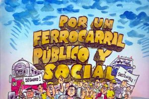 SFF Madrid CGT participa en una charla-debate sobree la prvatización del ferrocarril