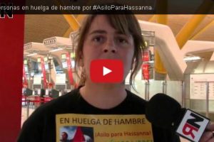 Vídeo:  18 personas en huelga de hambre por #AsiloParaHassanna