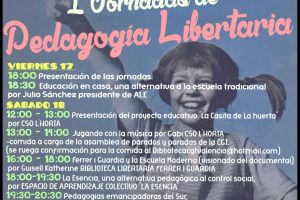 Primeras Jornadas de Pedagogia Libertaria de la CGT en Valencia