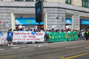 Mañana, jueves 23 de abril de 2015, habrá en Madrid una Manifestación Estatal de Contratas, Subcontratas y Autónomos que trabajan para Telefónica MoviStar en todo el estado