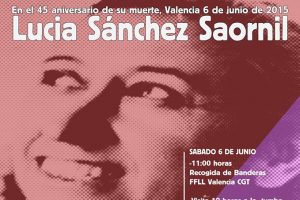 Homenatge a Lucía Sánchez Saornil