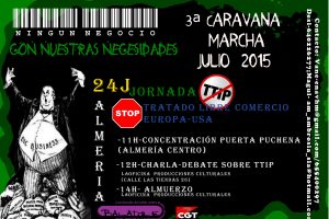 Almeria – Caravana-Marcha «Ningún negocio con nuestras necesidades»
