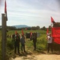 Solicitan 18 meses de prisión al secretario general de CGT Andalucía y a dos afiliados por la simbólica ocupación de una parcela en Pizarra (Málaga)