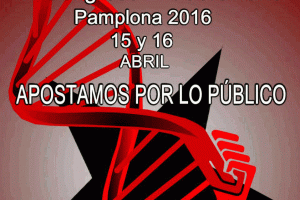 La CGT celebra su VI Congreso Extraordinario en Pamplona, los días 15 y 16 de abril, bajo el lema «Apostamos por lo público»