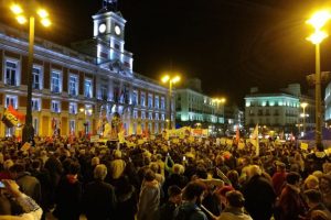 Varios miles de personas se manifiestan en Madrid junto a las Marchas de la Dignidad
