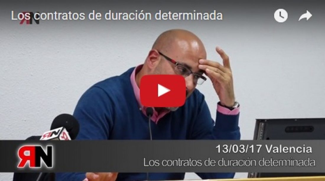 Vídeo: Los contratos de duración determinada