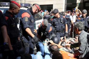 La CGT ante la represión desatada por el estado en Catalunya