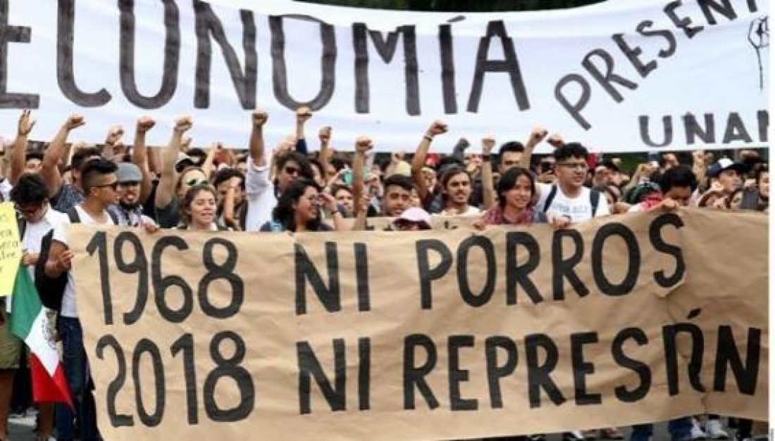 CGT condena los ataques de grupos violentos conniventes con el poder contra las manifestaciones estudiantiles en México