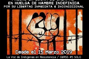 Comunicado sobre la huelga de hambre indefinida de los presos en lucha en Chiapas