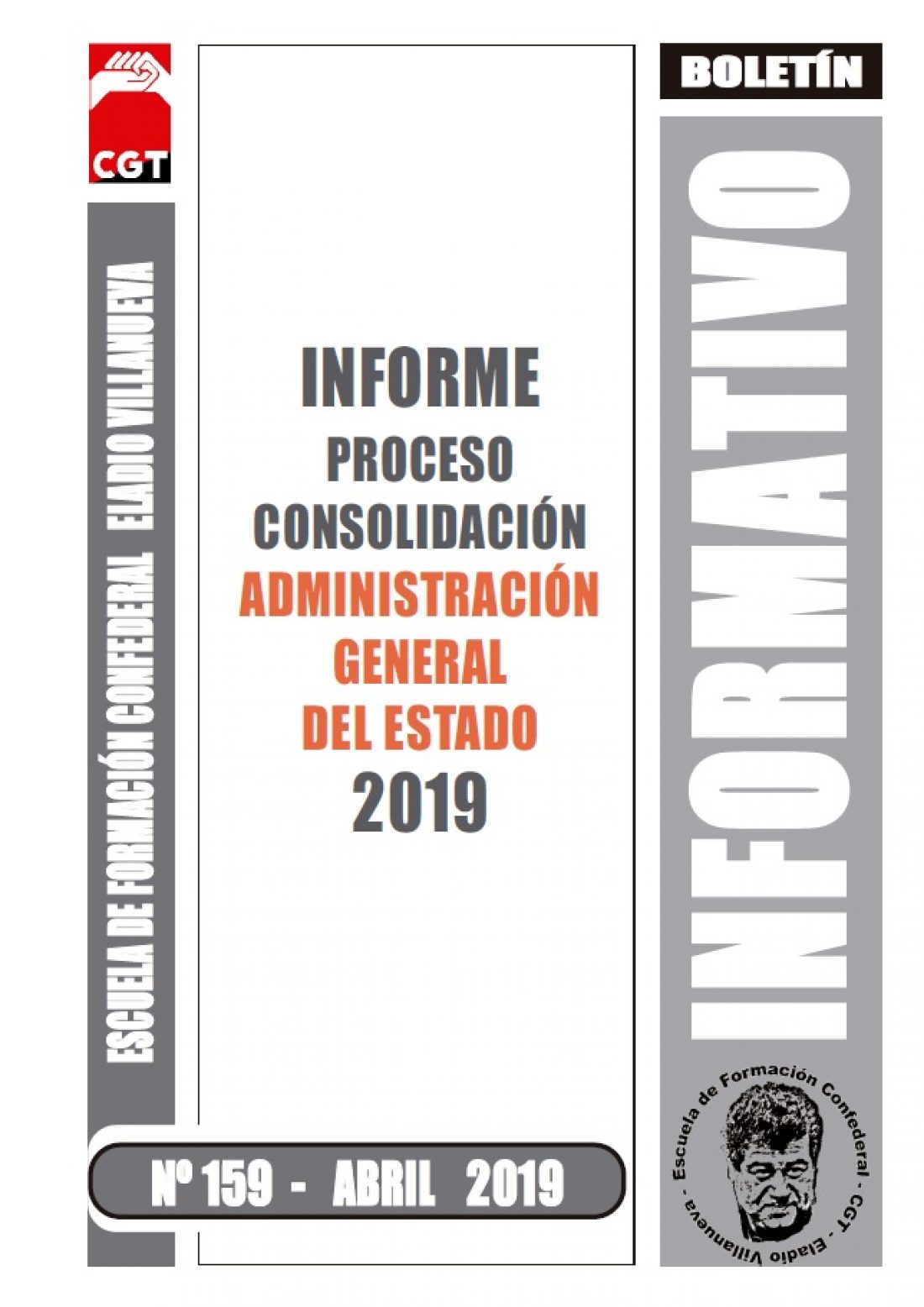 Boletín 159: Informe Proceso de Consolidación Administración General del Estado