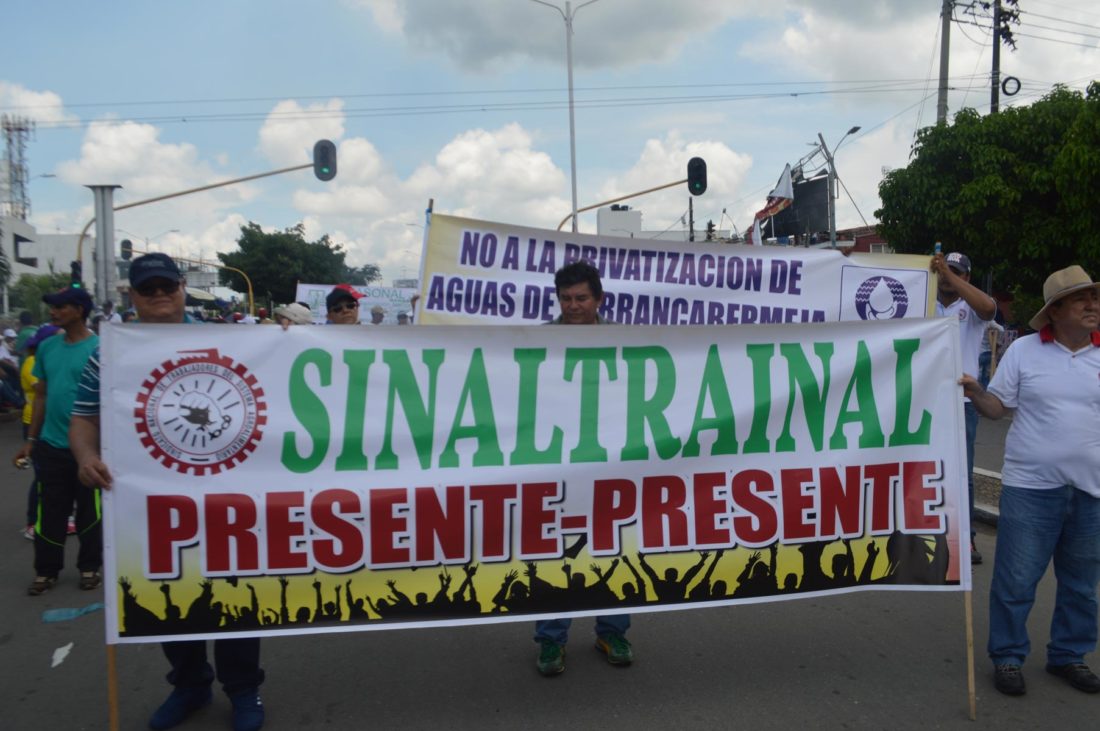Frente a la sistemática forma de intimidación, denunciamos la violencia contra SINALTRAINAL (Colombia)