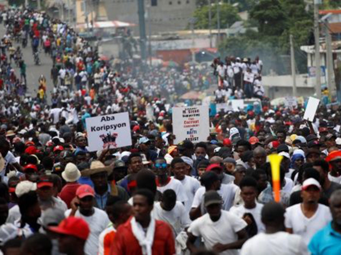 Apoyamos la lucha del pueblo de Haití