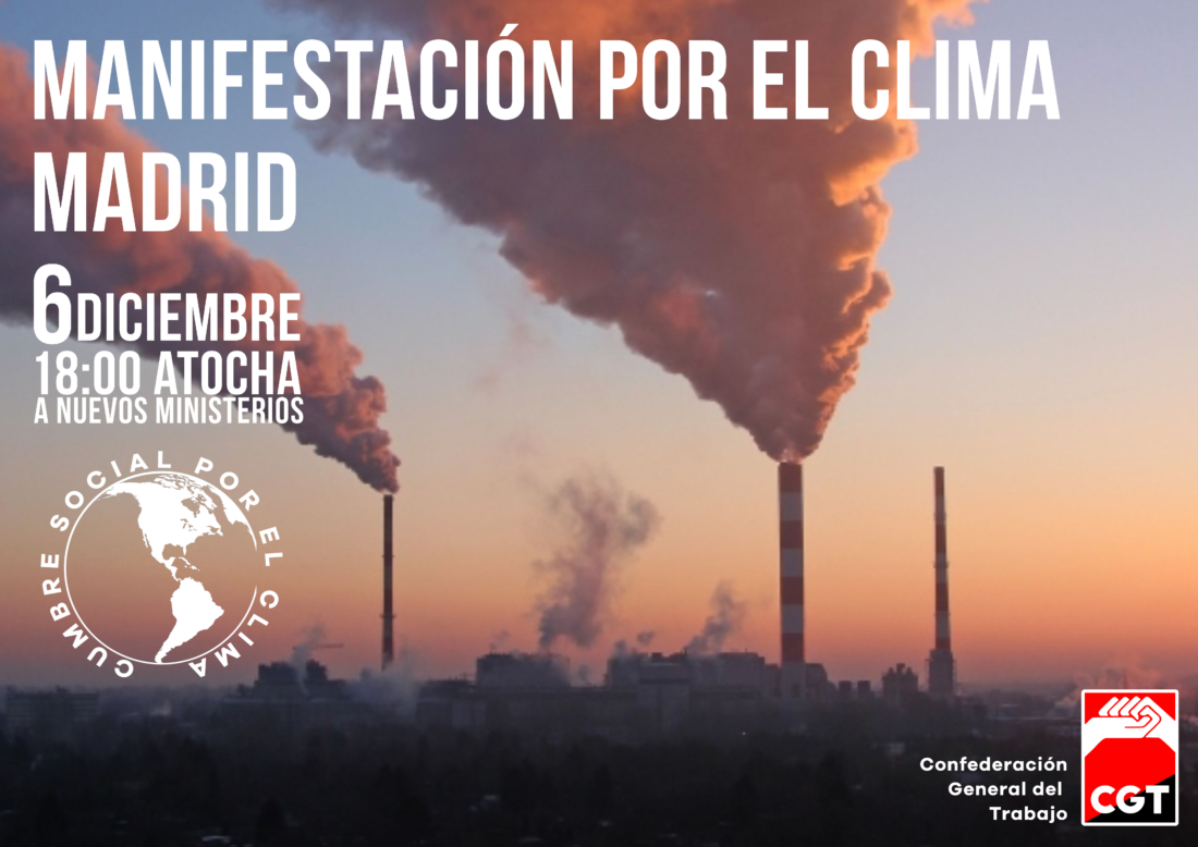 Manifestación Internacional por el Clima en Madrid
