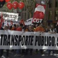 CGT Barcelona convoca una concentración en defensa del transporte público eficiente y gratuito