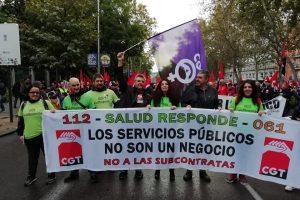 CGT convoca huelga durante el periodo navideño en Salud Responde en Jaén