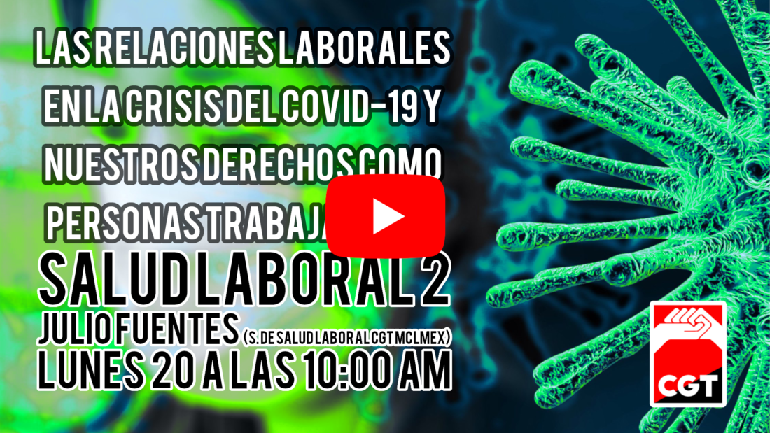 Directo: Lunes 20 abril – Covid-19 Salud Laboral 2