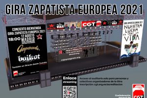 Concierto bienvenida Gira Zapatista Europea 2021