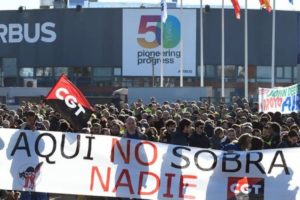 Comunicado de CGT – FESIM al Gobierno Central sobre la situación de la planta de Airbus Puerto Real