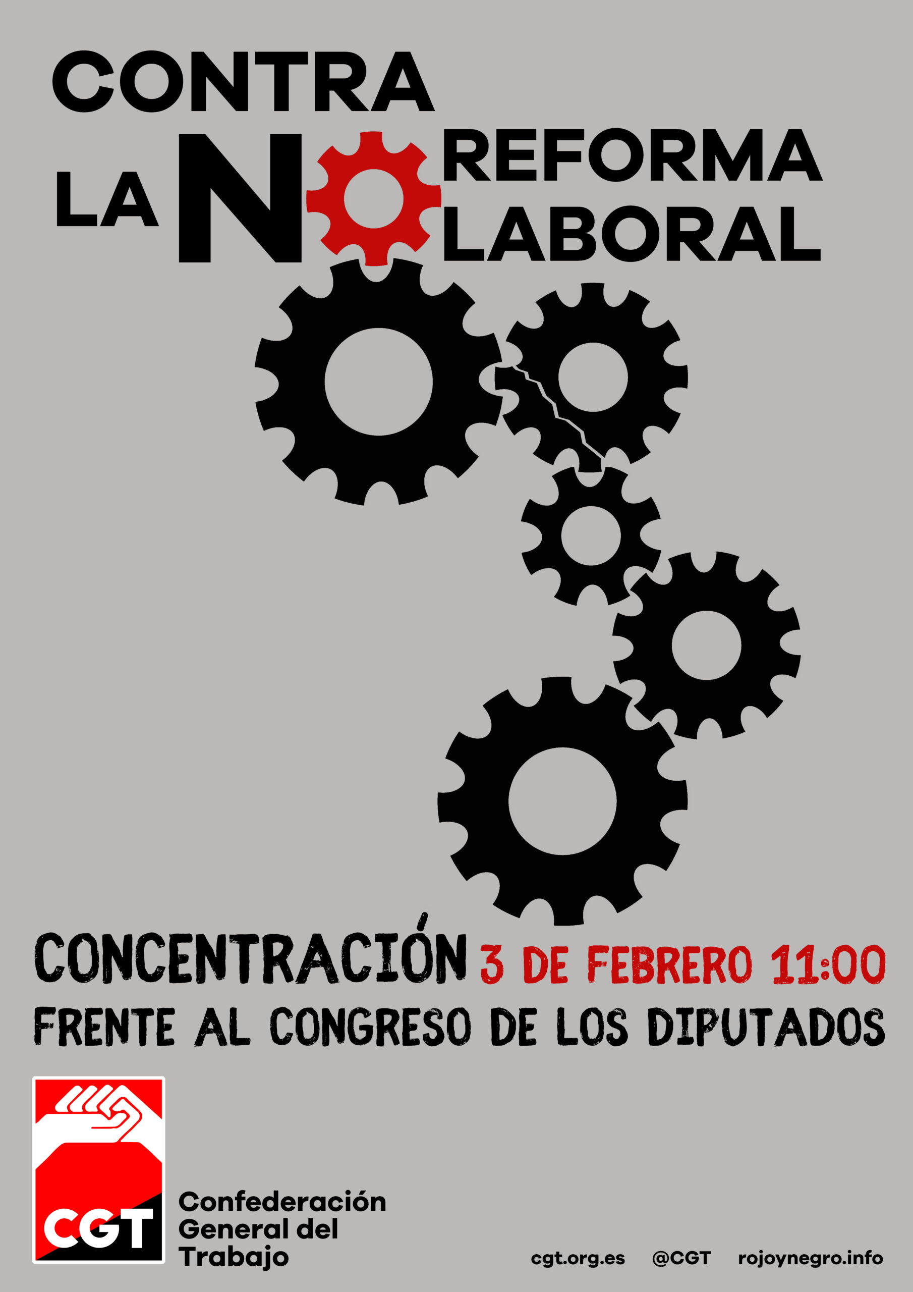 Concentración 3F Contra la NO Reforma Laboral