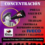 CGT se concentrará frente al congreso contra la represión sindical en Iveco