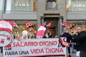 CGT convoca el 11 de Febrero una huelga estatal de trabajadores y trabajadoras de las tiendas del grupo Inditex por una subida salarial y unas condiciones laborales dignas