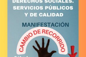 20 Mayo: Manifestación «Derechos sociales y servicios públicos de calidad»