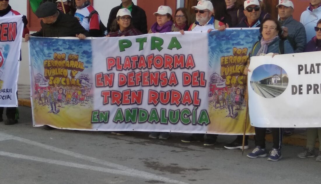 La Plataforma en Defensa del Tren Rural en Andalucía (PTRA) presenta su calendario de movilizaciones