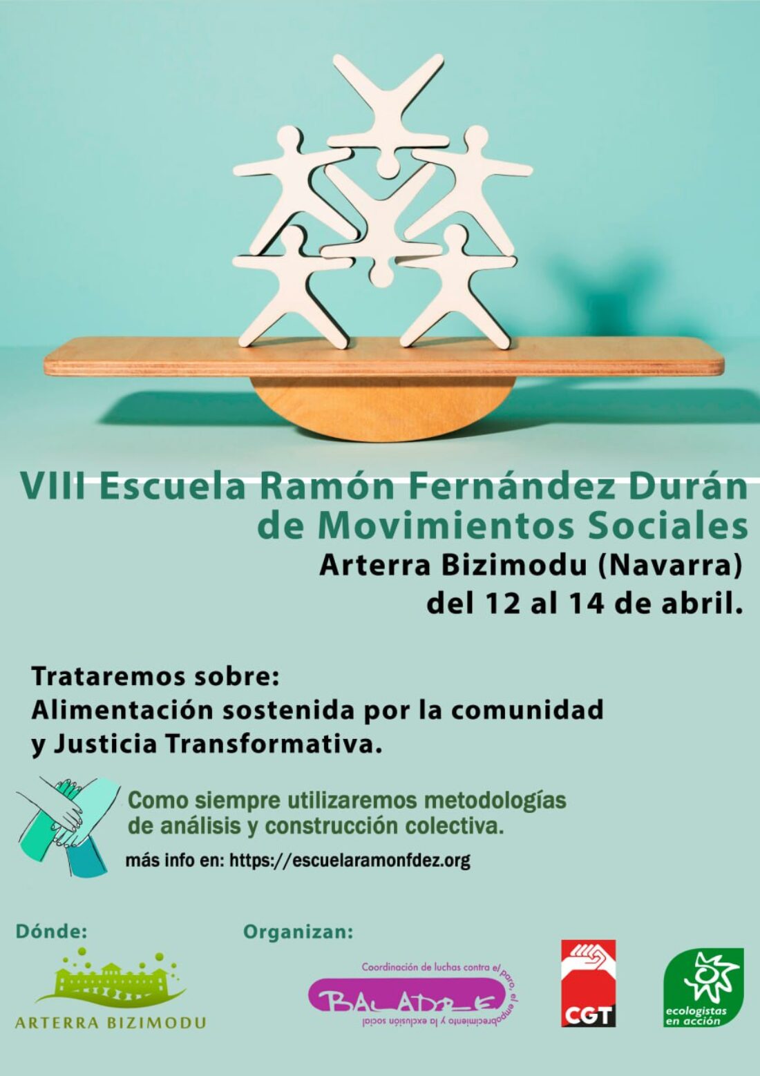 Del 12 al 14 de abril, VIII Edición de la Escuela Ramón Fernández Durán. ¡¡Apúntate!!