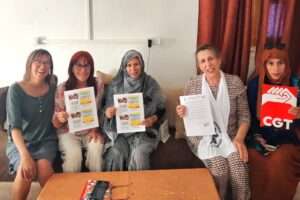 Delegación de mujeres de CGT al Sáhara: Solidaridad y hermandad frente al aislamiento y el olvido del gobierno del Estado español.