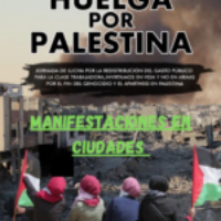 Convocatorias estatales #27SHuelgaPorPalestina