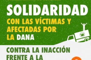 CGT llama a una concentración urgente en solidaridad con las personas afectadas por la DANA