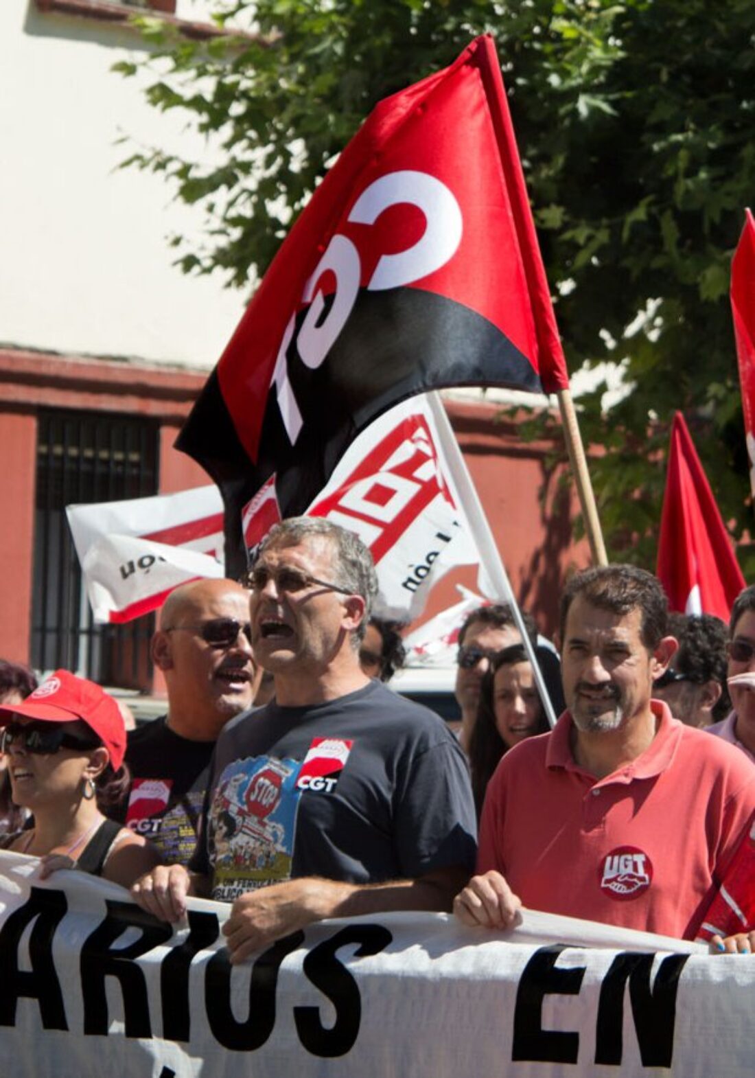 Marcha en Málaga contra el desmantelamiento de Renfe-Adif y en defensa del empleo en el sector ferroviario