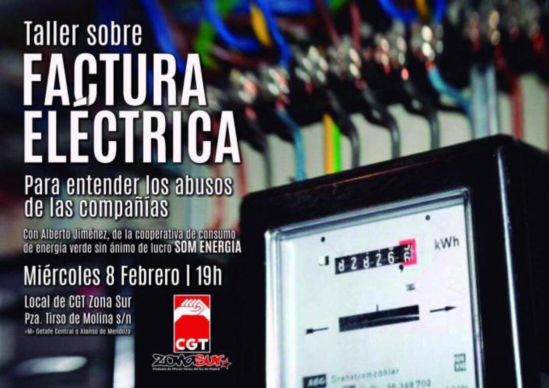 Taller sobre factura eléctrica