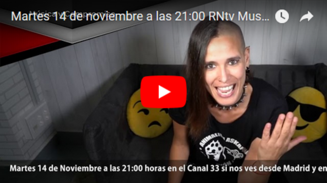 Martes 14 de noviembre a las 21:00 RNtv Música y Compromiso