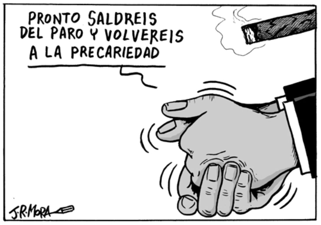 “Los datos del paro, empleo y afiliaciones a la Seguridad social, ciegan los ojos de la realidad precaria, injusta y de desigualdad, del mercado de trabajo”