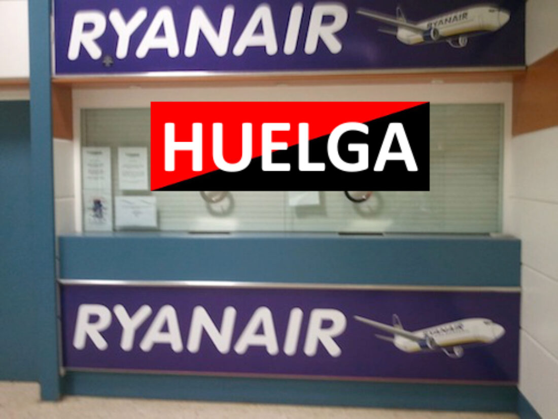 Las trabajadoras y trabajadores de Ryanair convocan Huelga para el día 5 de Junio