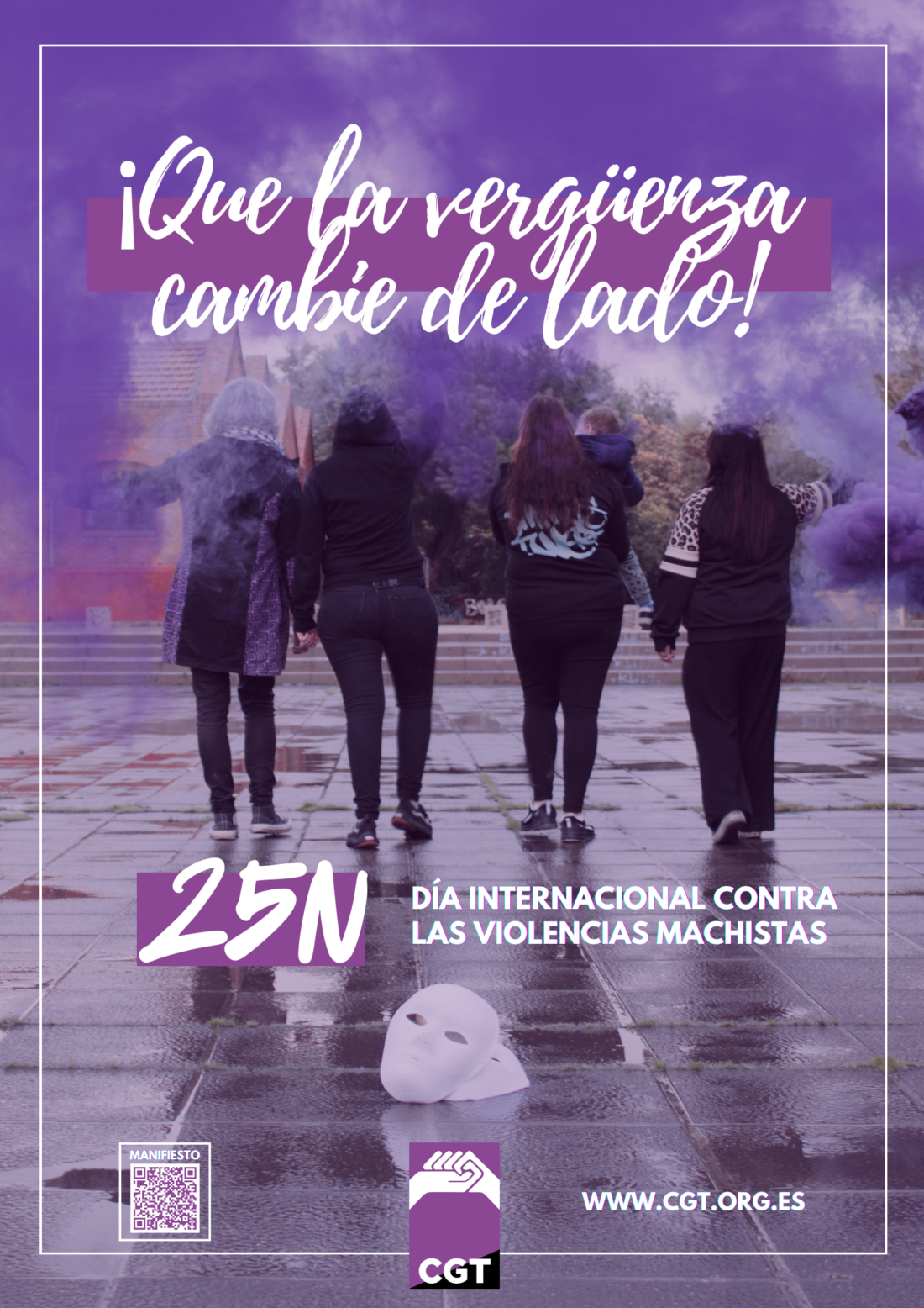 25N: CGT llama a erradicar las violencias machistas en todas sus formas y exige que sean los agresores los únicos señalados en nuestra sociedad