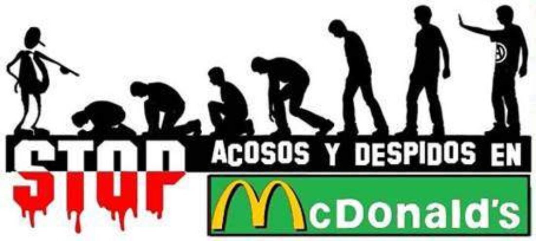 Concentración contra los Acosos y Despidos en McDonalds